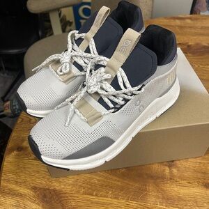 On Running CloudNova Black and Gray Sneakers